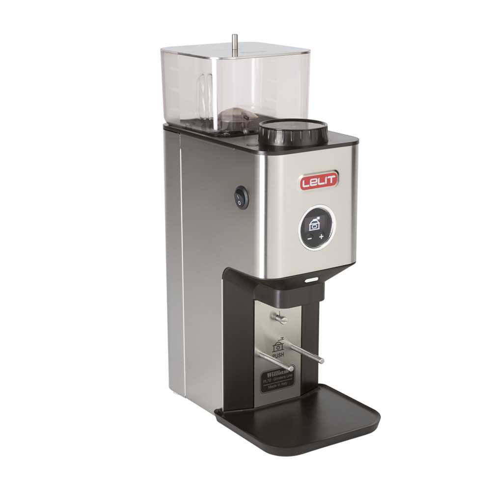 William Grinder with mirror polished stainless steel